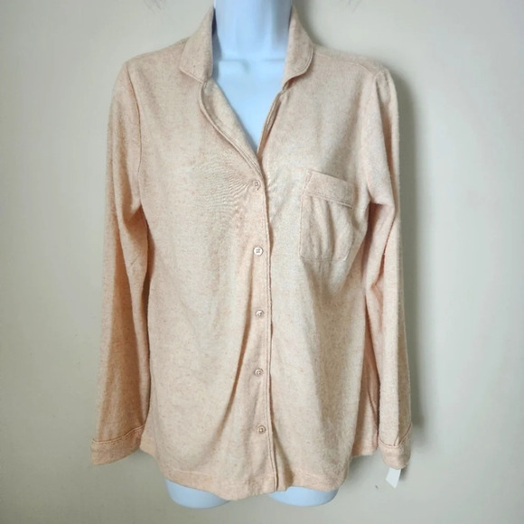 NWT Talbots Haven Well Within | Brushed Featherweight Knit Pajama Top - Sz S - Picture 1 of 12